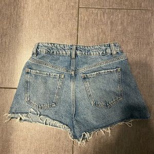 Garage high waisted festival jean shorts